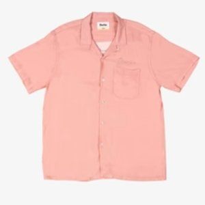 Duvin Design Co Basics Buttonup Shirt, Pink, Size Medium